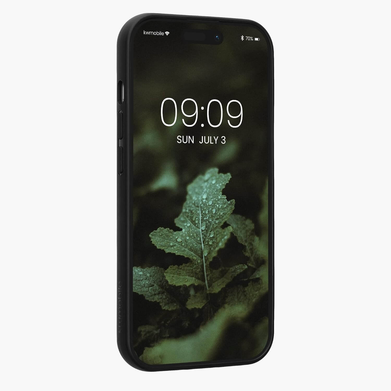 KW iPhone 15 Θήκη από Φυσικό Ξύλο - Dark Brown - 62007.18