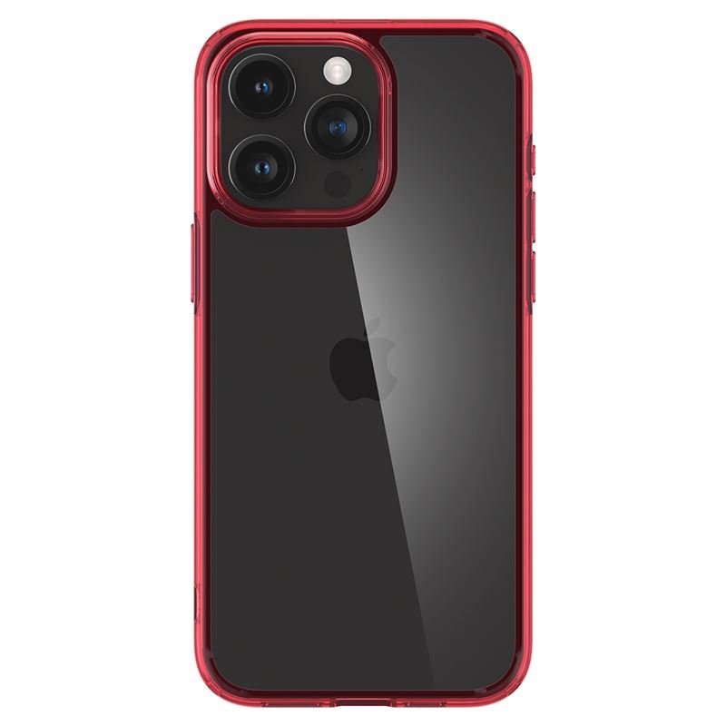 Spigen iPhone 15 Pro Max Ultra Hybrid Σκληρή Θήκη με Πλαίσιο Σιλικόνης - Deep Red