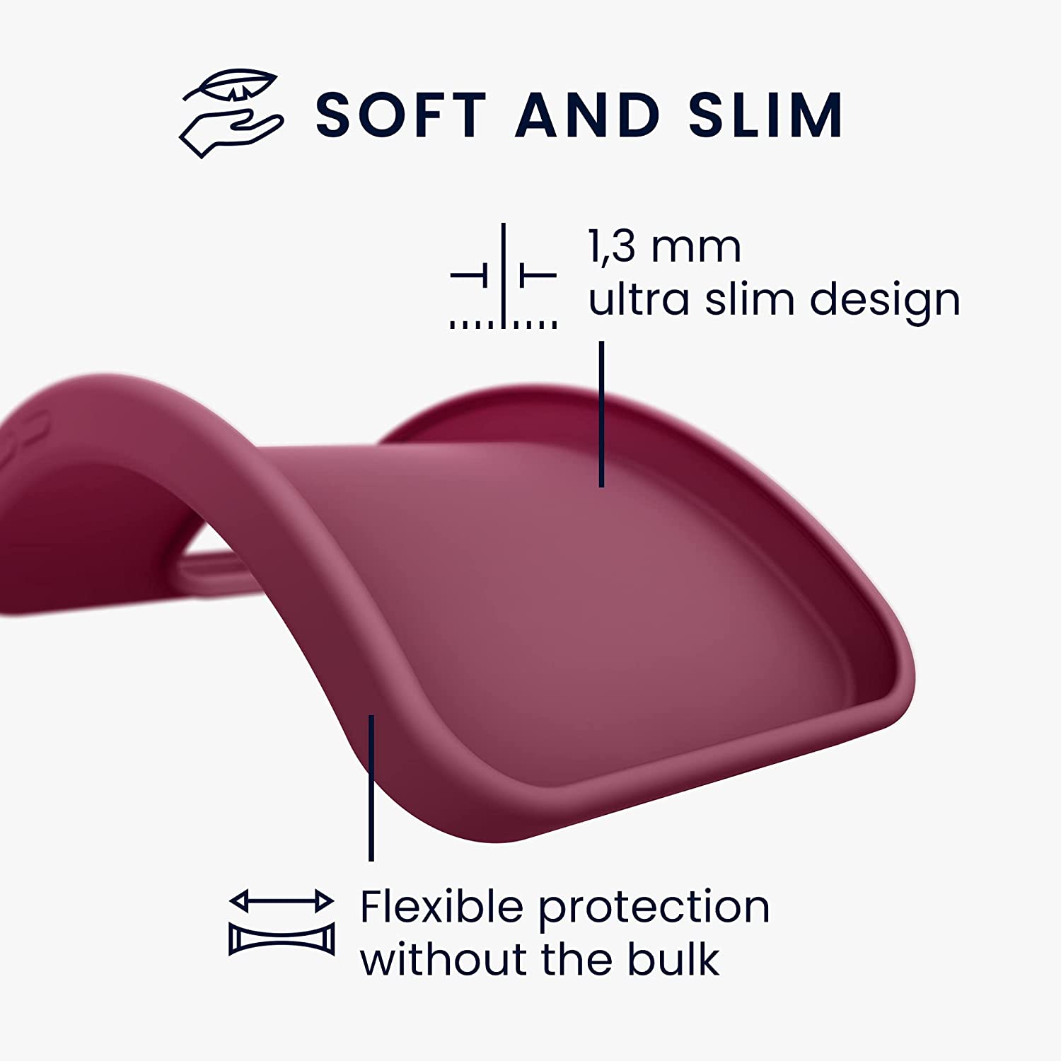 KW Samsung Galaxy A13 5G Θήκη Σιλικόνης TPU - Bordeaux Purple - 58919.187