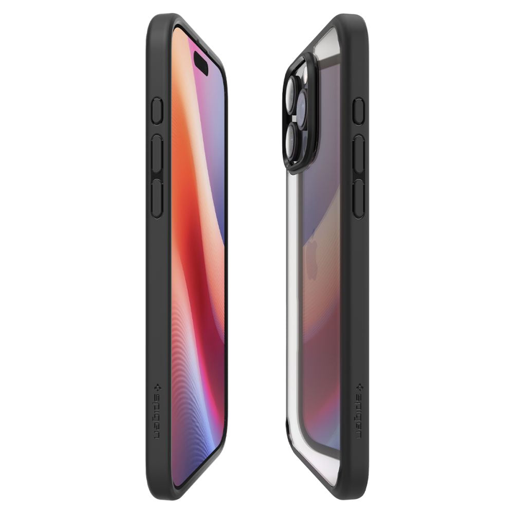 Spigen iPhone 16 Pro Max Ultra Hybrid Σκληρή Θήκη με Πλαίσιο Σιλικόνης - Matte Black