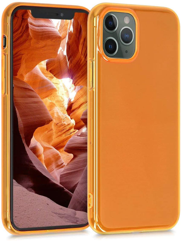 KW iPhone 11 Pro Θήκη Σιλικόνης TPU - Neon Orange - 50356.69