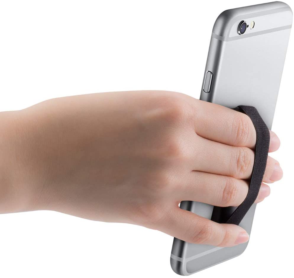 KW Σετ με 3 Finger Holders for Smartphones / iPhones - Αξεσουάρ για Εύκολο Κράτημα με Ένα Χέρι - Black / Grey / Pink - 43997.01
