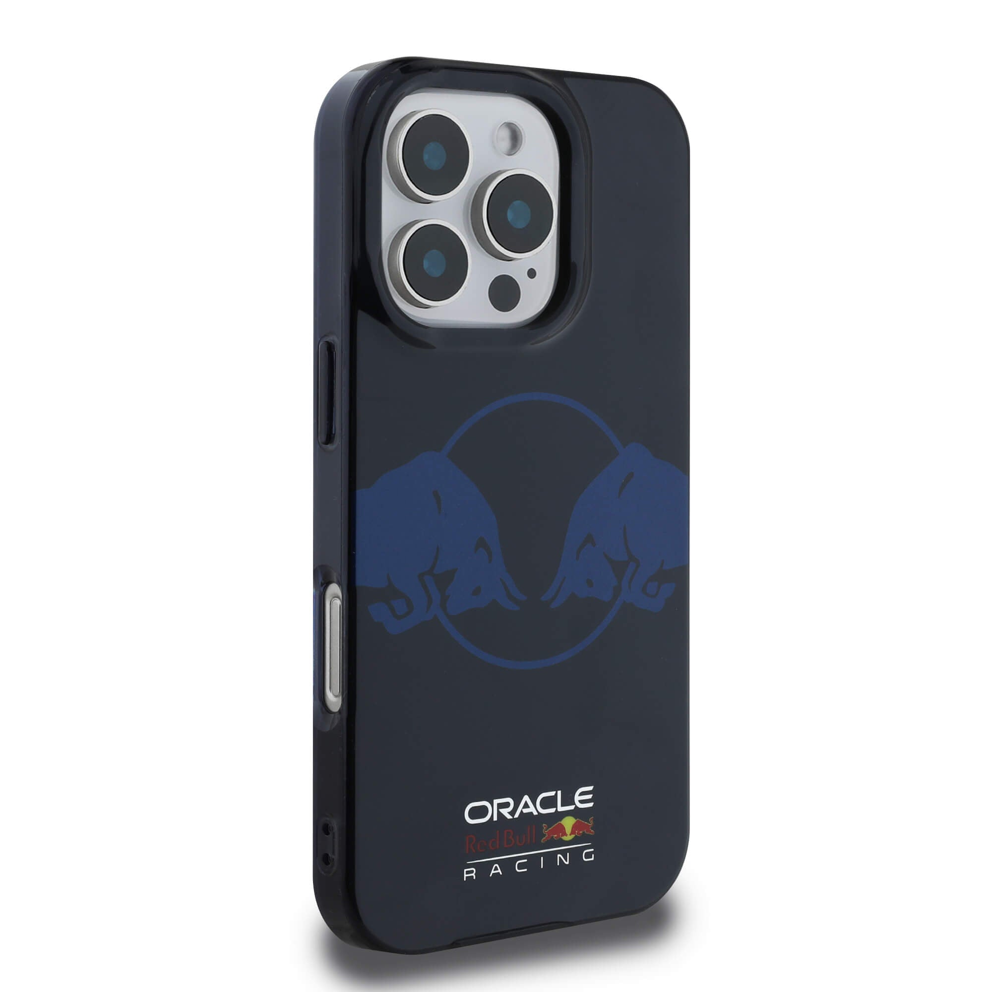 Red Bull iPhone 16 Pro Max - IML Two Bulls - MagSafe Σκληρή Θήκη με Πλαίσιο Σιλικόνης - Navy - RBHMP16X24HIDBV