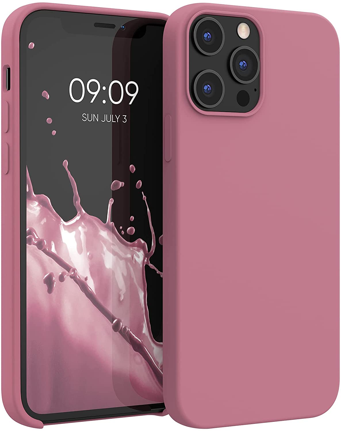 KW iPhone 12 Pro Max Θήκη Σιλικόνης Rubber TPU - Deep Rusty Rose - 52644.167