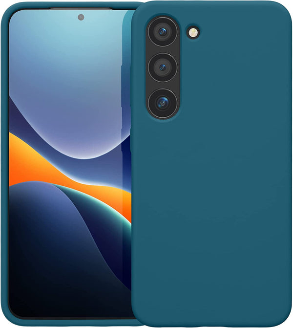 KW Samsung Galaxy S23 Θήκη Σιλικόνης Rubberized TPU - Matte Petrol - 60273.57