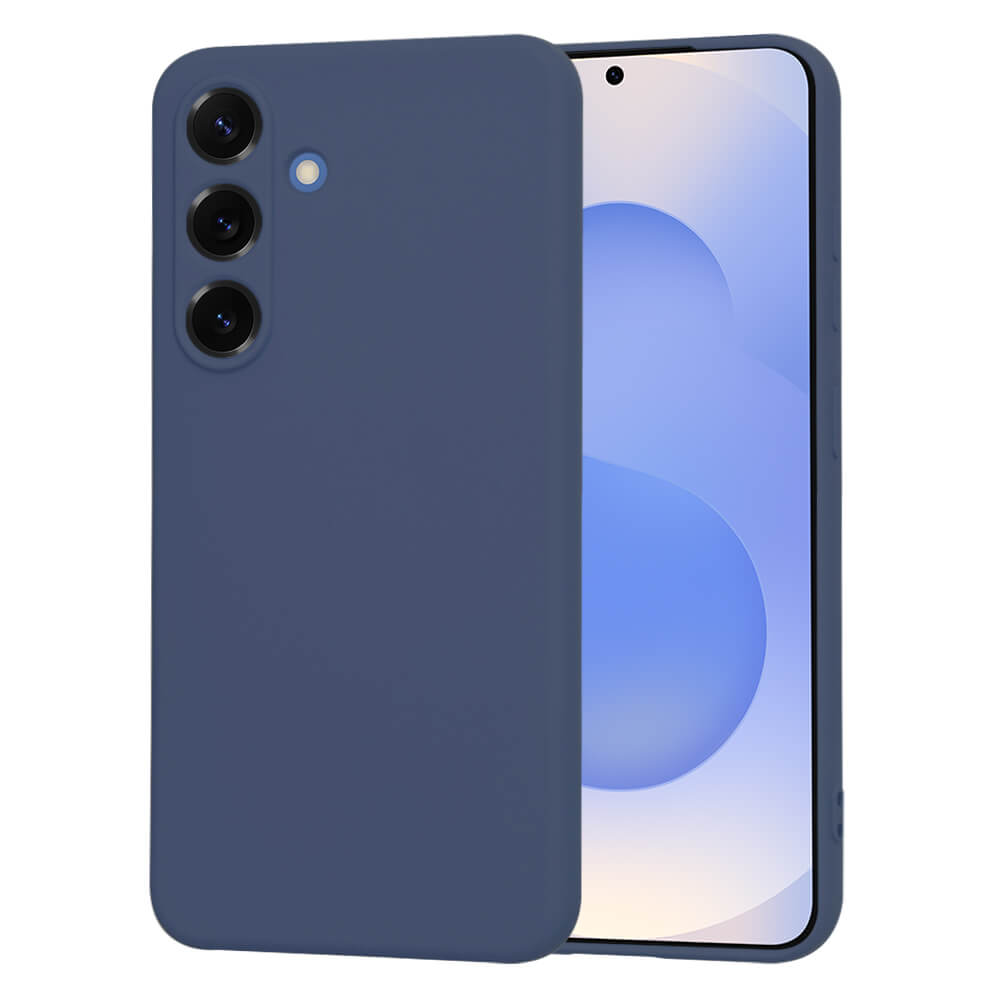 Techsuit Samsung Galaxy S25 SoftFlex Θήκη Σιλικόνης - Navy Blue