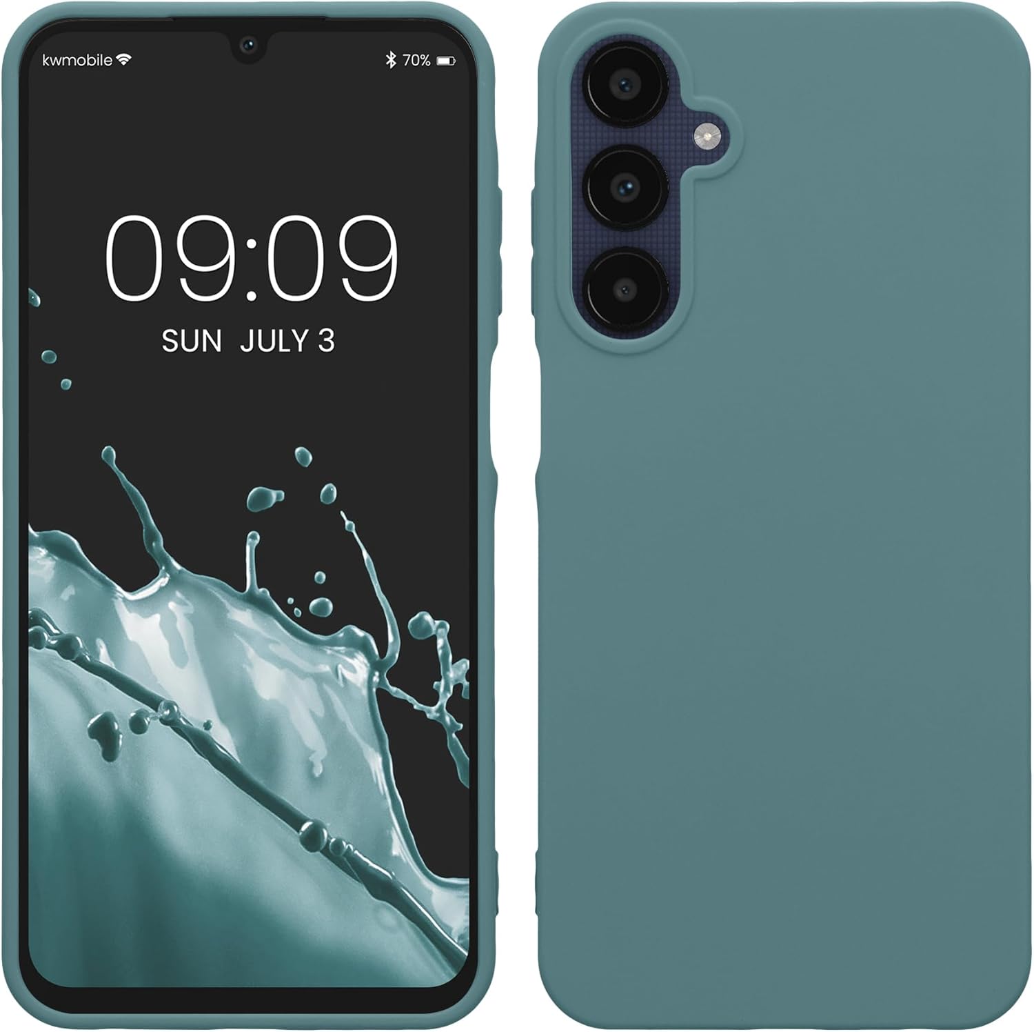 KW Samsung Galaxy A25 5G Λεπτή Θήκη Σιλικόνης TPU - Arctic Night