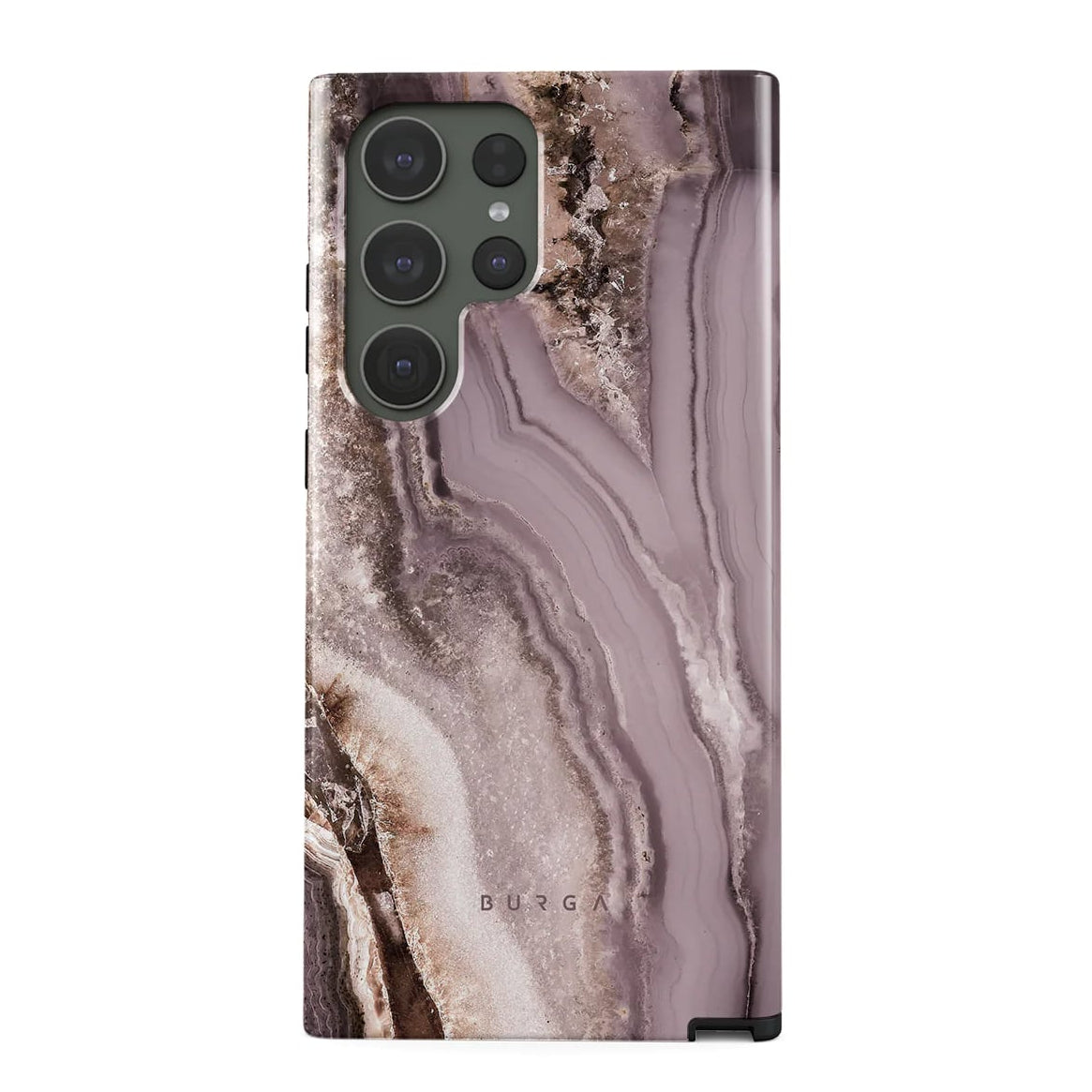 Burga Samsung Galaxy S23 Ultra Fashion Tough Σκληρή Θήκη - Golden Taupe