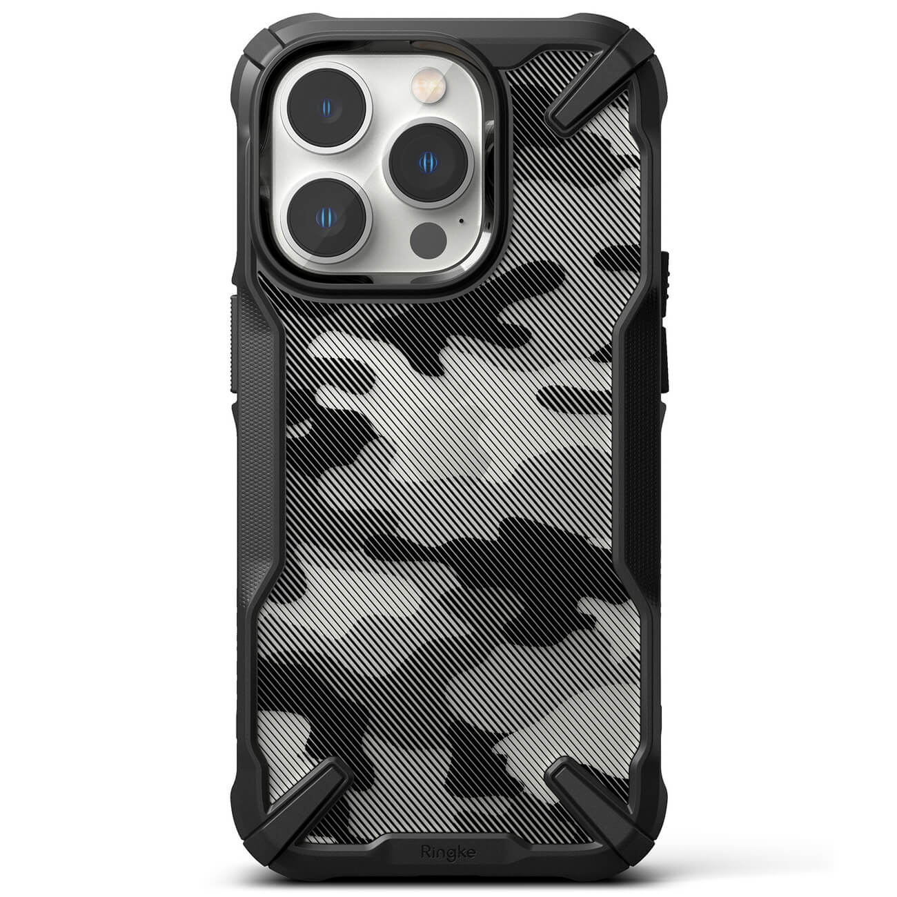 Ringke iPhone 14 Pro Max Fusion X Σκληρή Θήκη με Πλαίσιο Σιλικόνης - Black - Camo