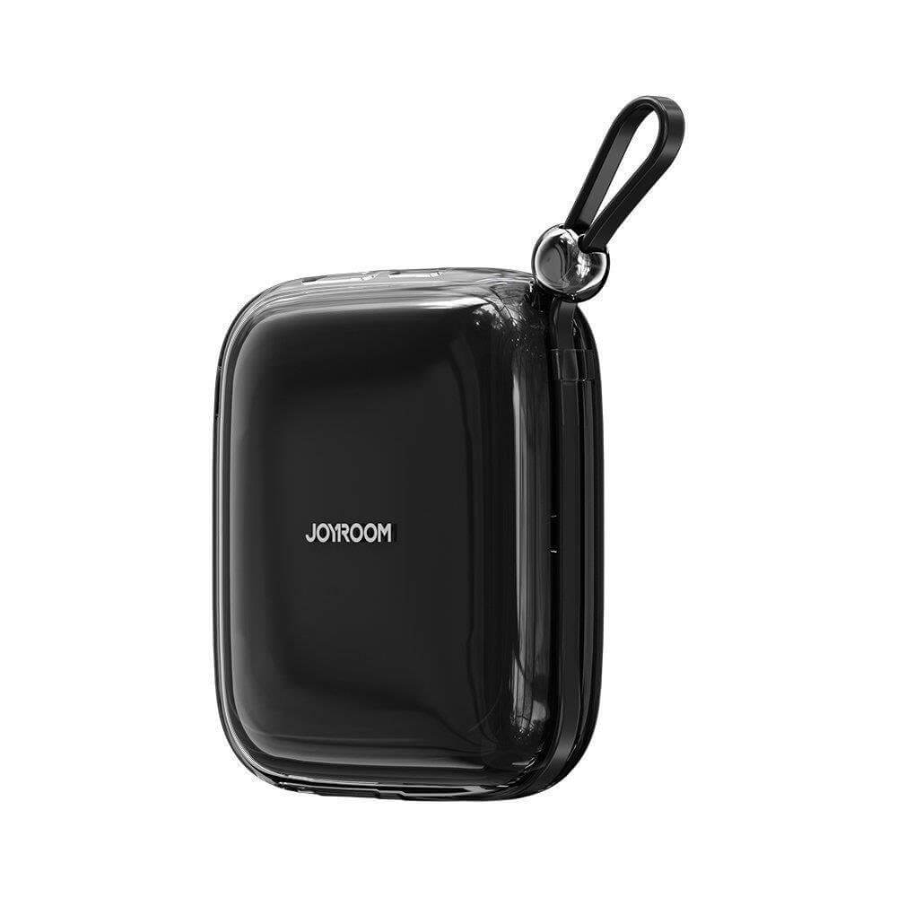 Joyroom JR-L003 Jelly Series 22.5W Power Bank 10000mAh με 1 Θύρα USB και 1 Θύρα Type-C και Ενσωματωμένο Καλώδιο Lightning - Βlack