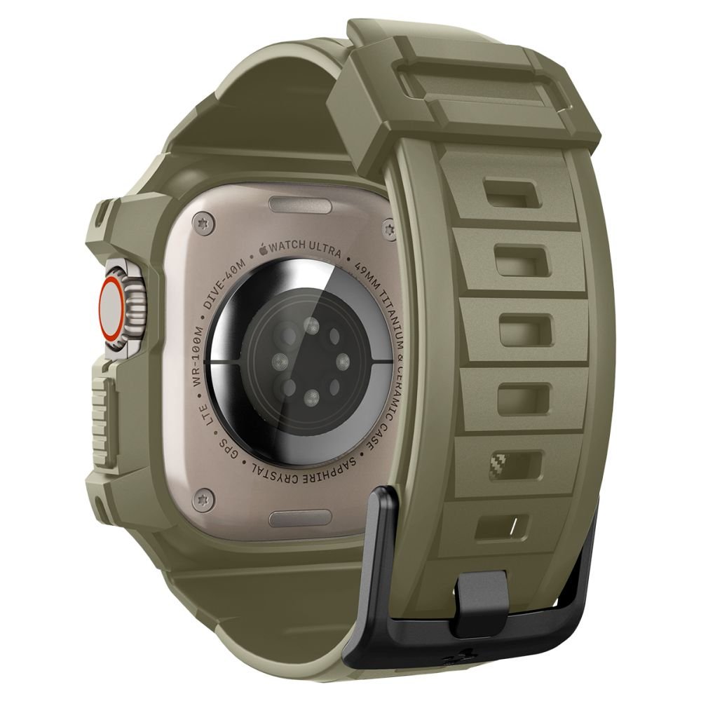 Spigen Λουράκι Apple Watch Ultra (1/2/3) - 49mm Rugged Armor Pro - Vintage Khaki