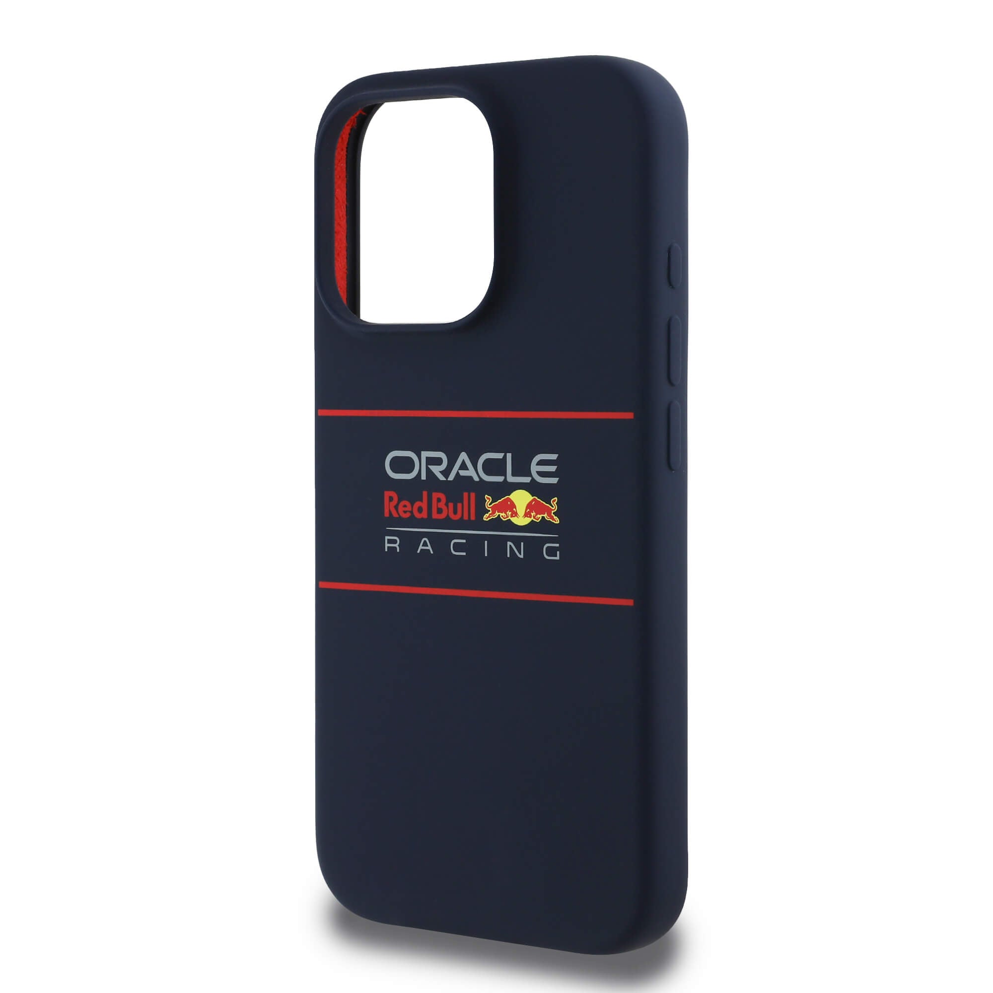 Red Bull iPhone 15 Pro Max - Silicone Horizontal Logo - MagSafe Σκληρή Θήκη με Πλαίσιο Σιλικόνης - Navy - RBHMP15X24SIHSRV