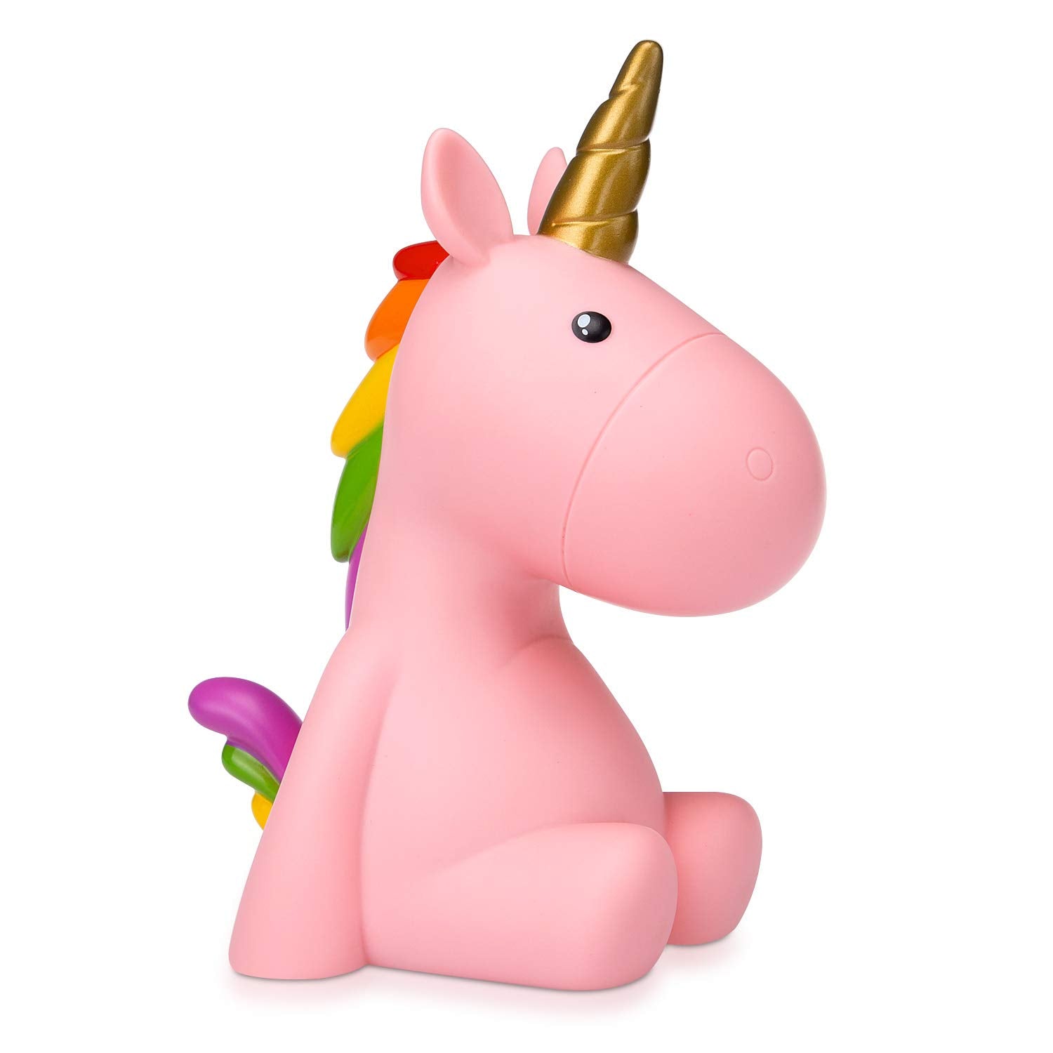 Navaris LED Unicorn Night Light RGB - Επαναφορτιζόμενο Παιδικό Νυχτερινό Φως με Αλλαγή Χρωμάτων - Pink - 46219.08