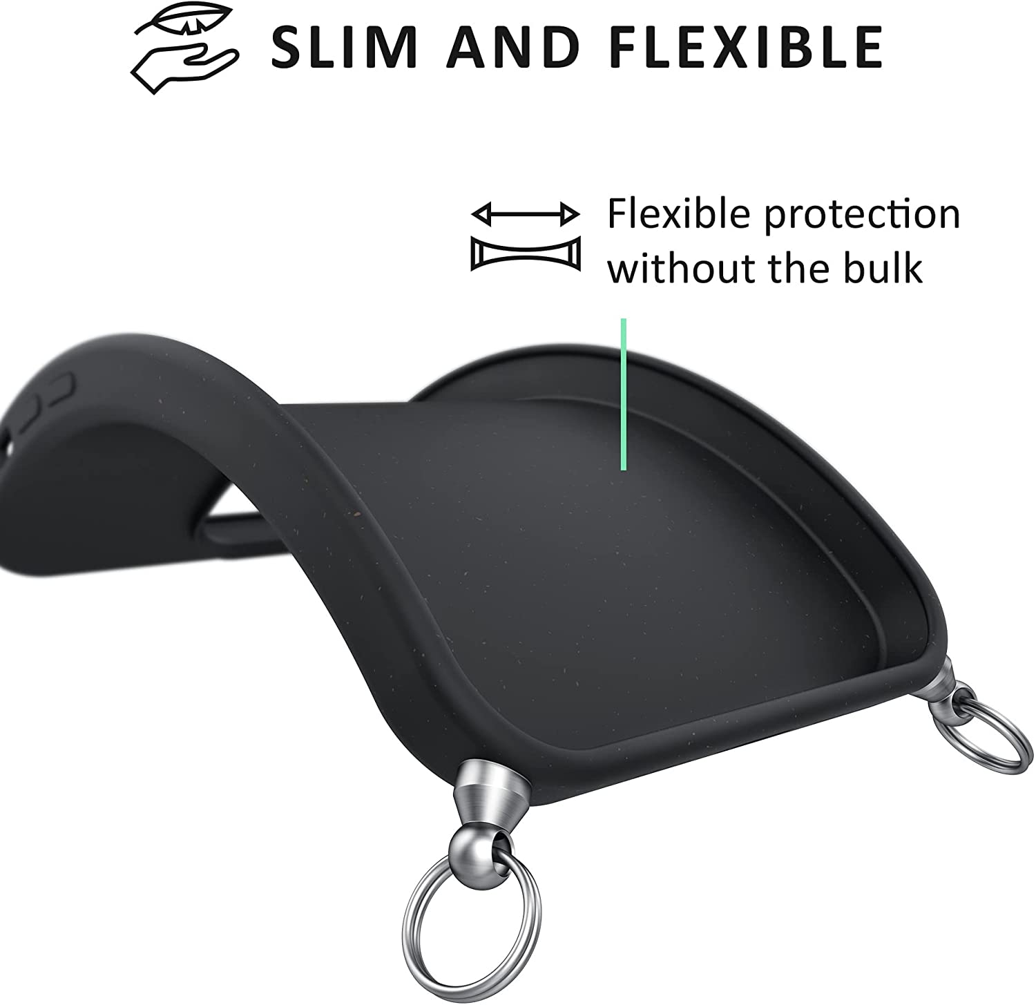 Kalibri Xiaomi Redmi Note 11 Pro / Note 11 Pro 5G Θήκη Σιλικόνης TPU με Λουράκι - Design Abstract Lines - Black / White - 58438.01