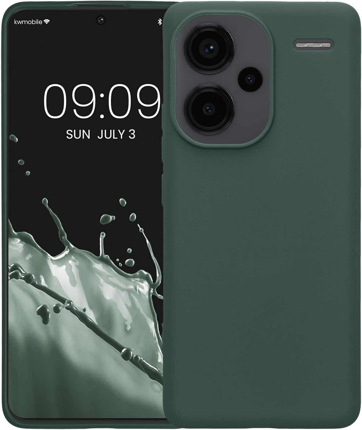 KW Xiaomi Redmi Note 13 Pro+ 5G Λεπτή Θήκη Σιλικόνης TPU - Moss Green