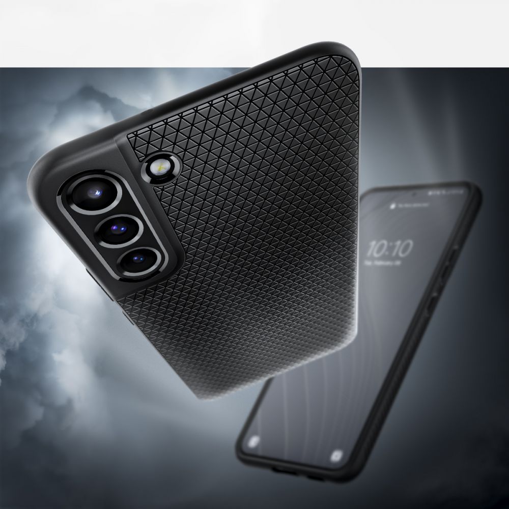 Spigen Samsung Galaxy S22 Liquid Air Θήκη Σιλικόνης - Matte Black