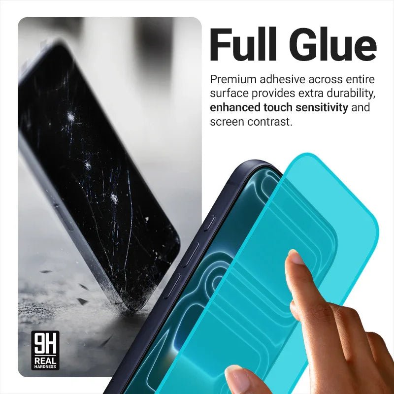 Crong iPhone 16 Pro Max / iPhone 17 Pro Max - EasyShield - Full Screen Αντιχαρακτικό Γυαλί Οθόνης - 2 Τεμάχια - Clear