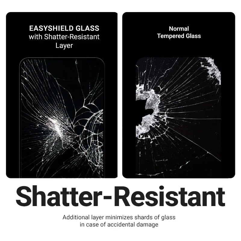 Crong iPhone 16 Pro Max / iPhone 17 Pro Max - EasyShield - Full Screen Αντιχαρακτικό Γυαλί Οθόνης - 2 Τεμάχια - Clear