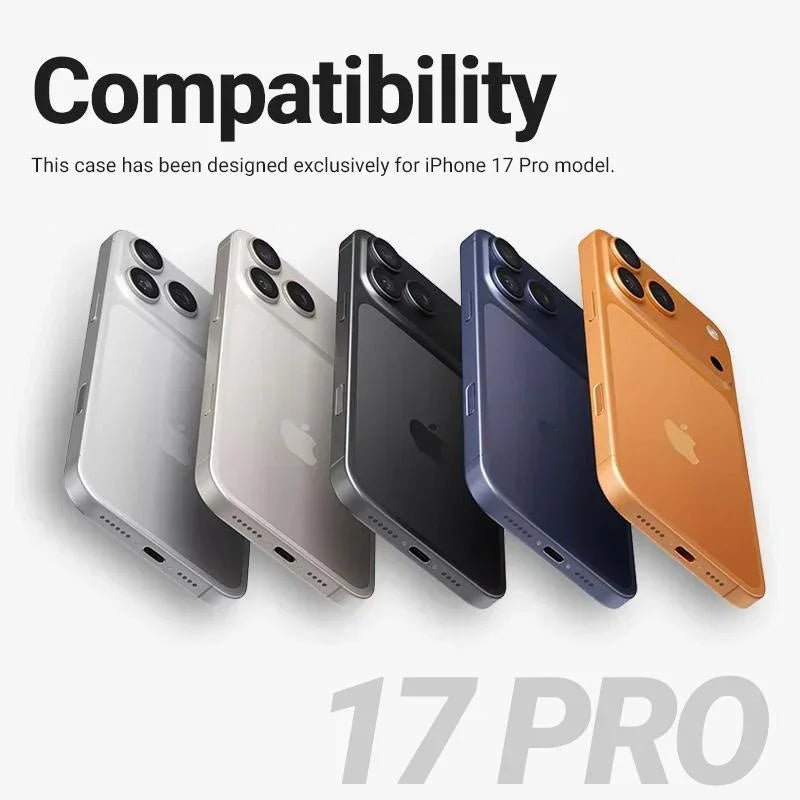 Crong iPhone 17 Pro - Clear Mag Cover - Σκληρή Θήκη με Πλαίσιο Σιλικόνης και MagSafe - Clear