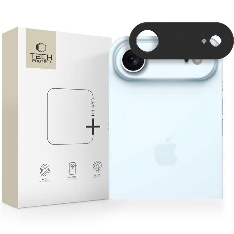 Tech-Protect iPhone Air Camalloy Fit+ Μεταλλικό Προστατευτικό για την Κάμερα - Black