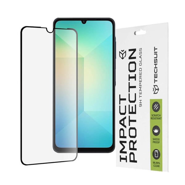 Techsuit Samsung Galaxy A26 5G 9H 111D 0.33mm Full Screen Full Glue Tempered Glass Αντιχαρακτικό Γυαλί Οθόνης - Black