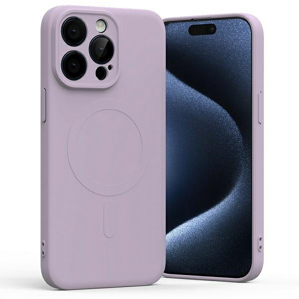Mercury iPhone 15 Pro Max Semi-Silicone Magsafe Θήκη Σιλικόνης TPU - Lilac Purple
