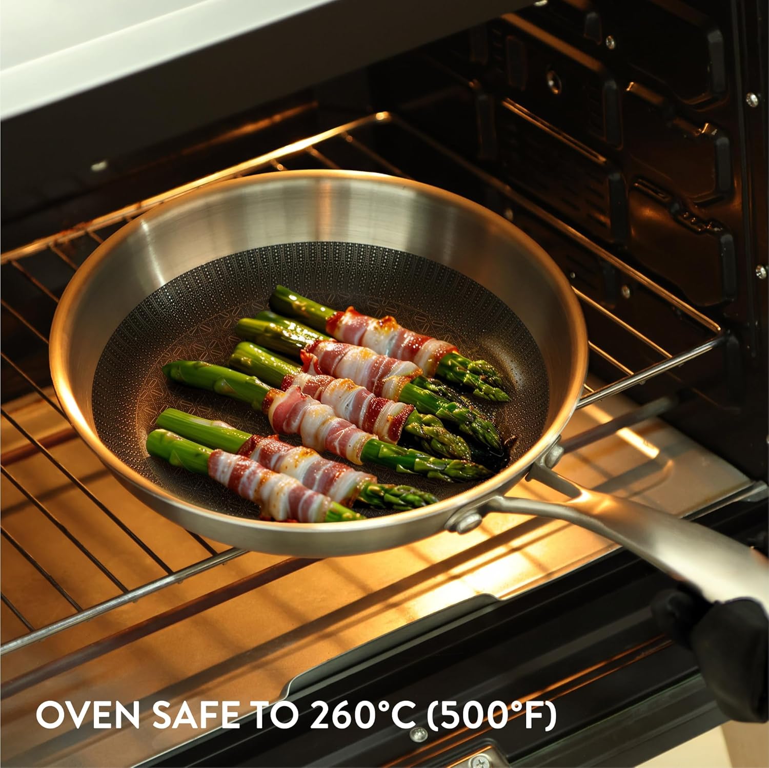 Navaris Ανοξείδωτο Τηγάνι - 22 cm - Silver