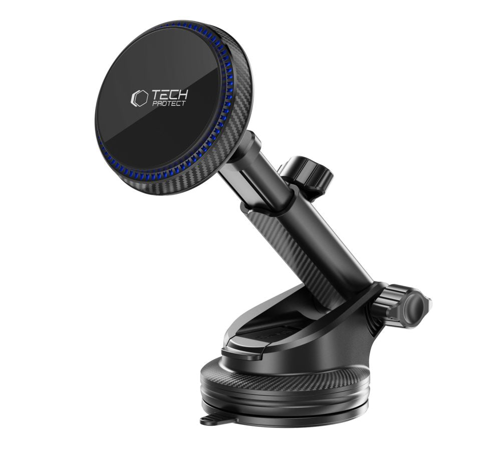 Tech-Protect MM15W-V4 Μαγνητική Βάση για το Ταμπλό και τον Αεραγωγό του Αυτοκινήτου με Ασύρματη Φόρτιση MagSafe 15W - Black