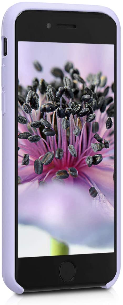 KW iPhone SE 2022 / SE 2020 / 7 / 8 Θήκη Σιλικόνης Rubber TPU - Light Lavender - 40225.139