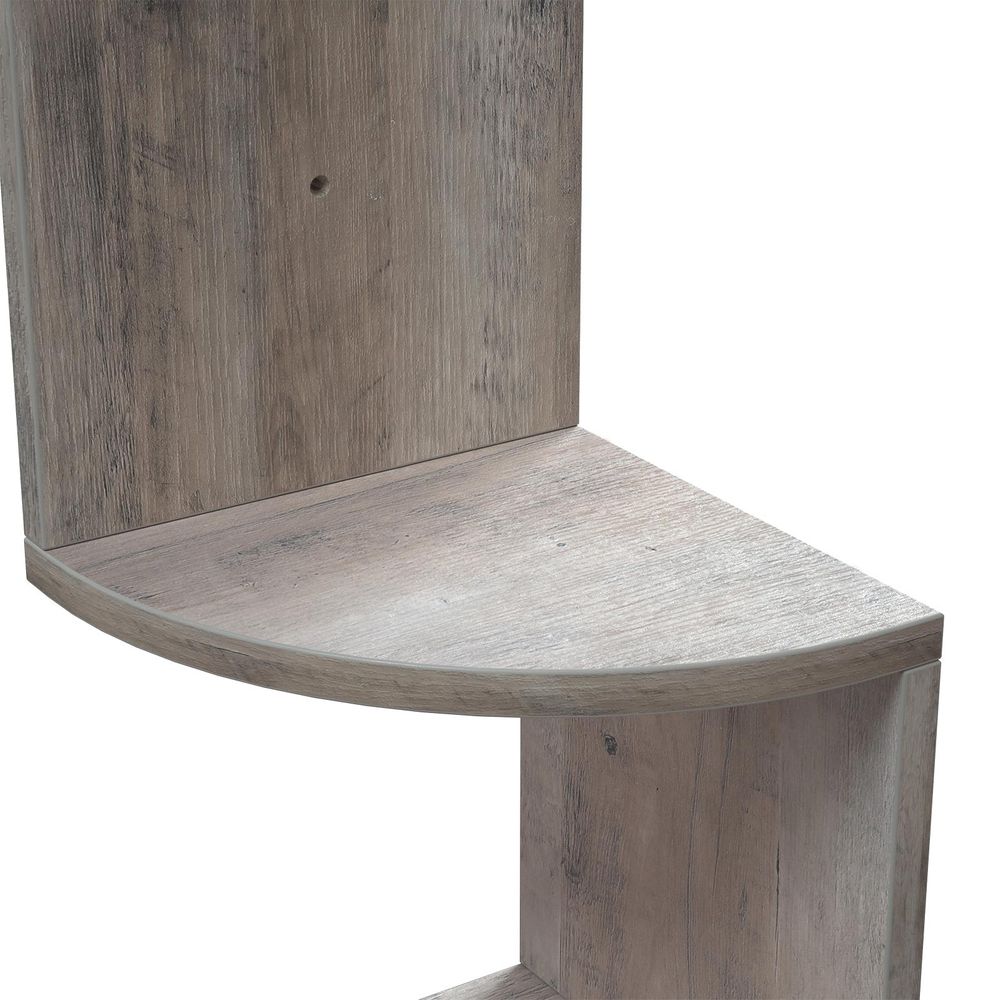 Vasagle Επιτοίχια Γωνιακή Ραφιέρα με 5 Ράφια - Greige - LBC020M01