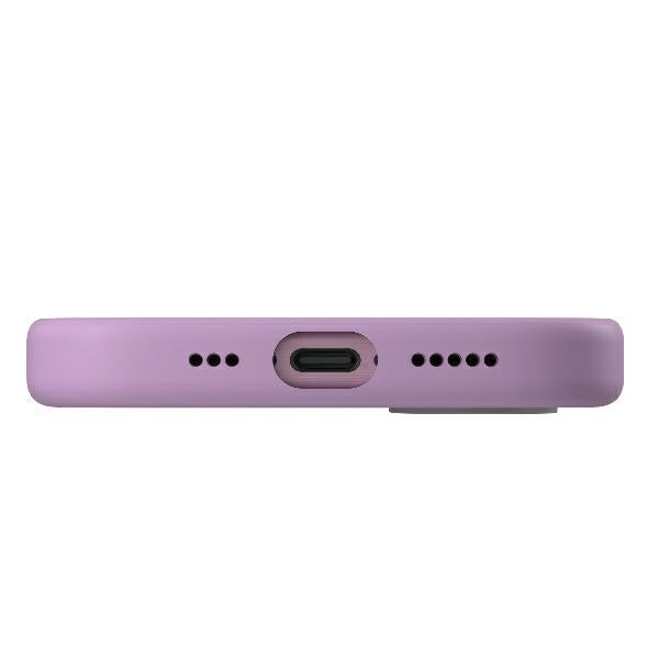 Uniq iPhone 16 Lino Hue Magclick Θήκη Σιλικόνης με MagSafe - Pink / Grape Pink