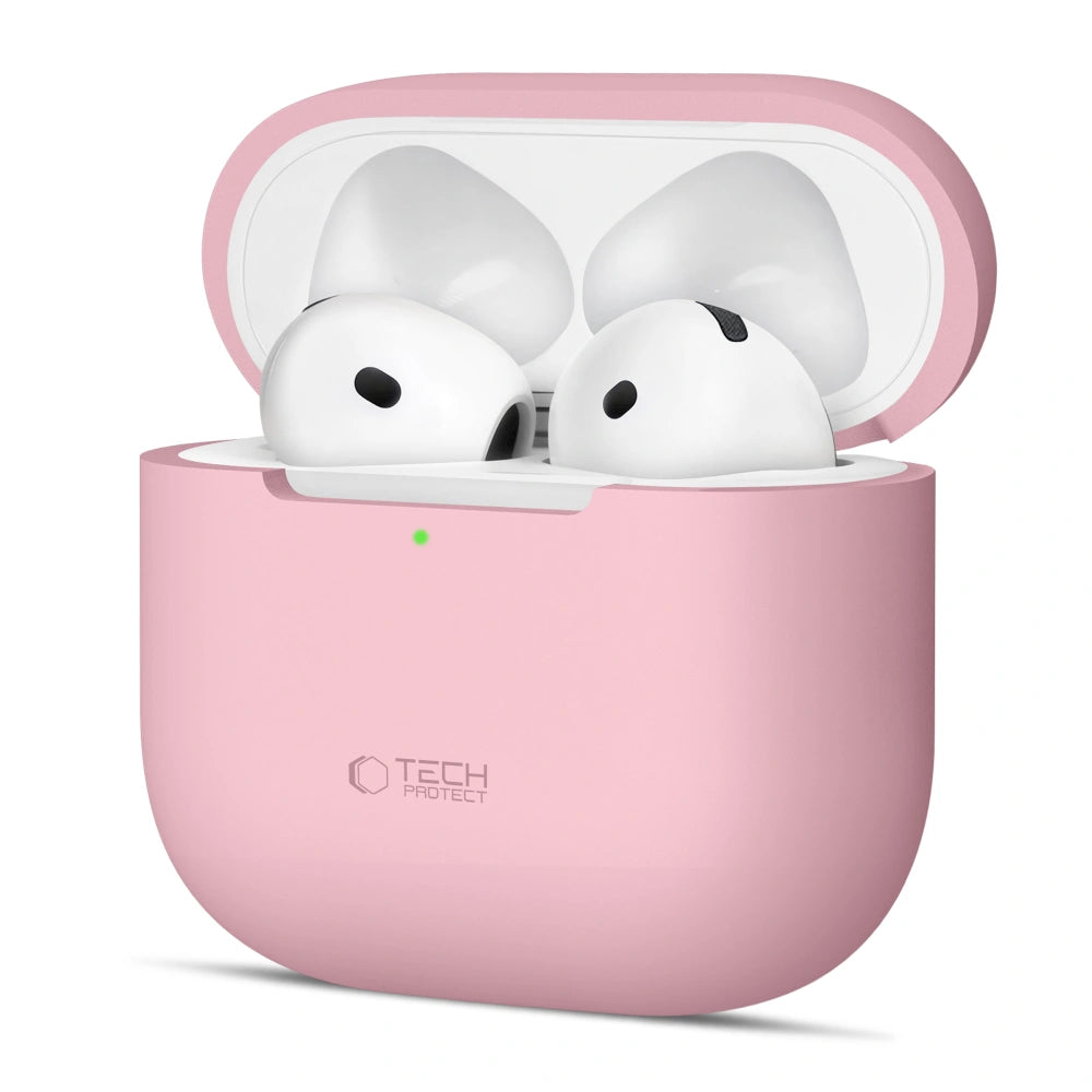 Tech-Protect AirPods 4 Θήκη Σιλικόνης - Silicone - Dusty Pink