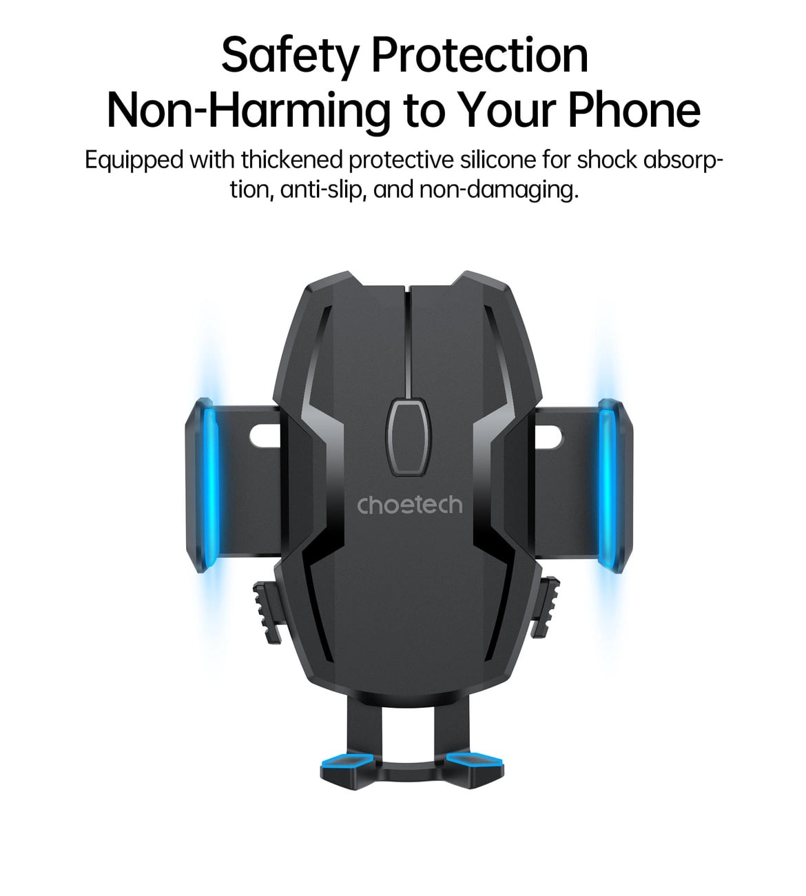 Choetech H043 Spider-Man II Telescopic Βάση Αυτοκινήτου για το Ταμπλό - Black