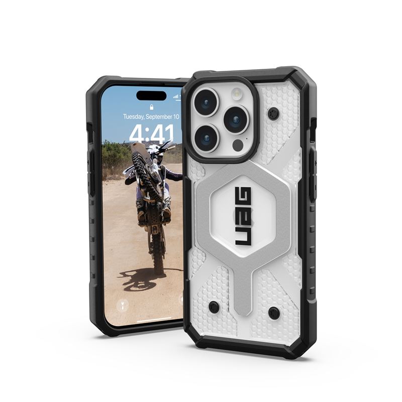 UAG iPhone 15 Pro Pathfinder MagSafe Series Σκληρή Θήκη με MagSafe - Ice