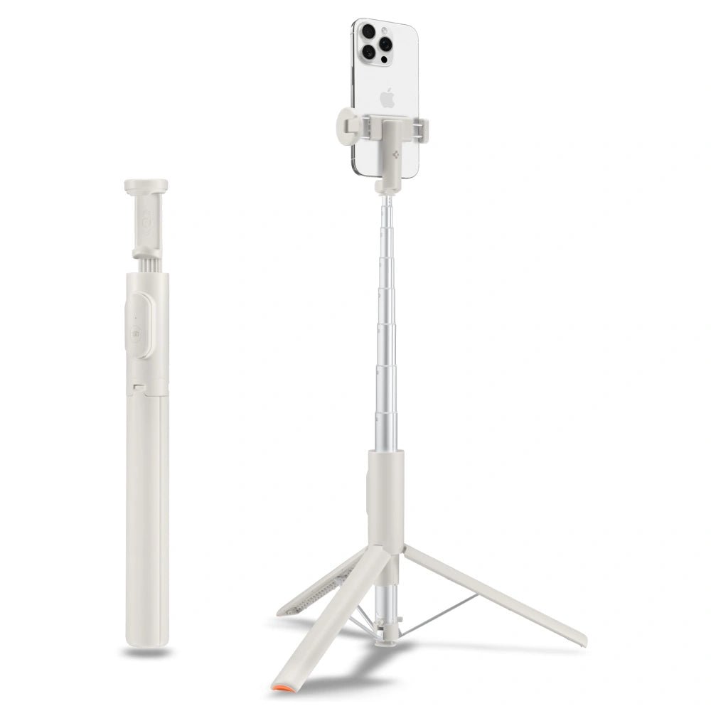 Spigen S541W Selfie Stick Τρίποδο με Bluetooth Τηλεχειριστήριο - Dune Beige