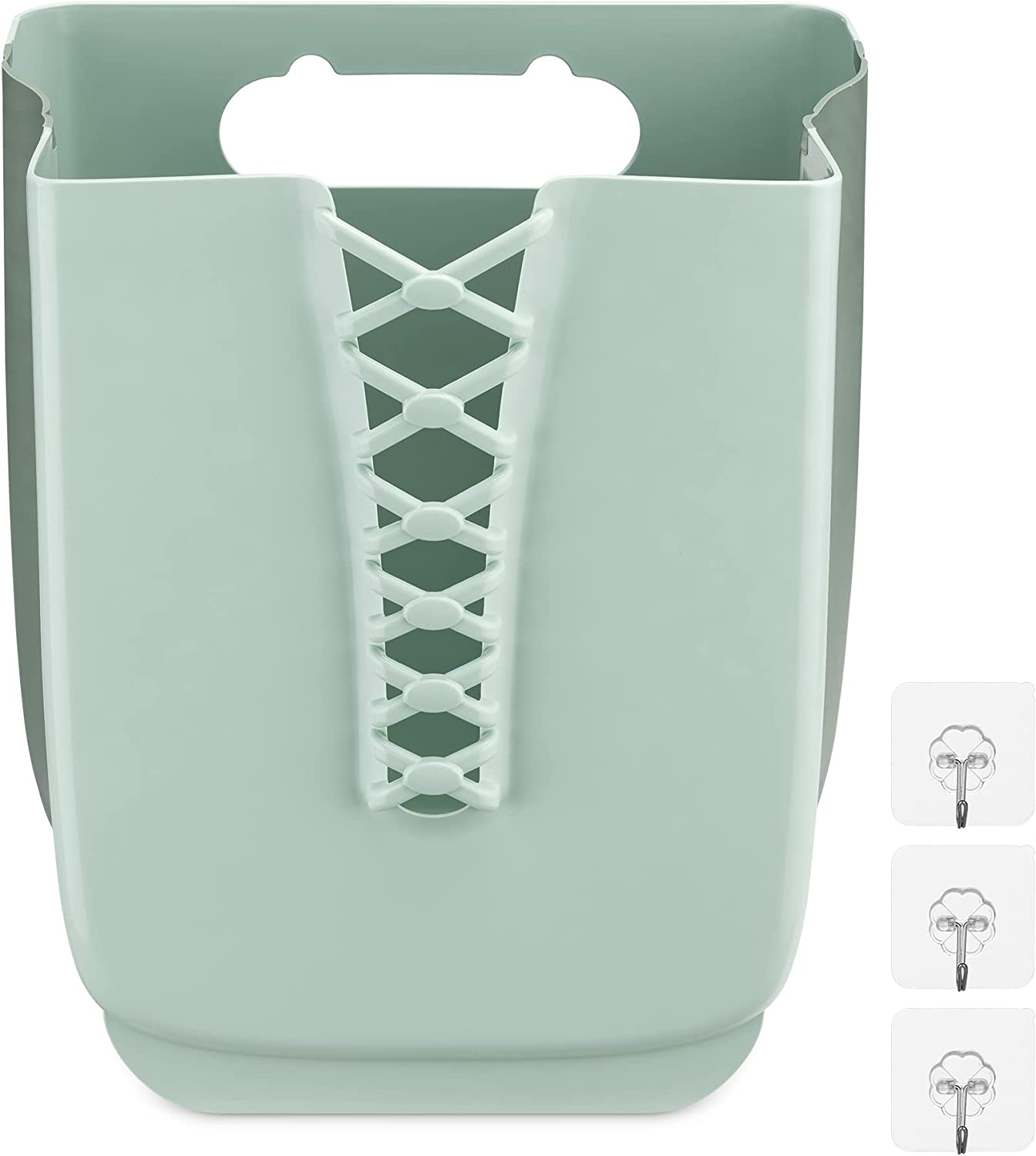 Navaris Κρεμαστό Πτυσσόμενο Πλαστικό Καλάθι Απλύτων - Green - 58400.07