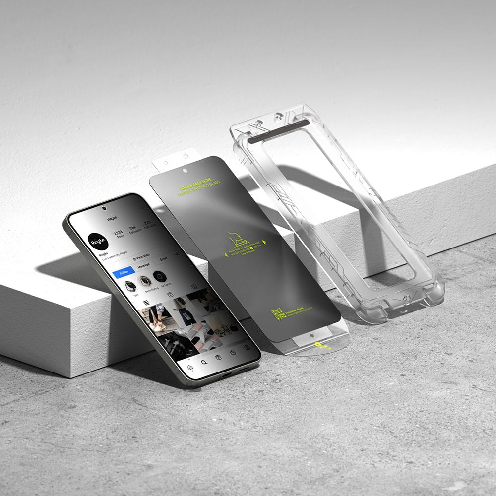 Ringke Samsung Galaxy S25 Plus Easy Slide 2.5D 9H Privacy Αντιχαρακτικό Γυαλί Οθόνης - 2 Τεμάχια - Privacy