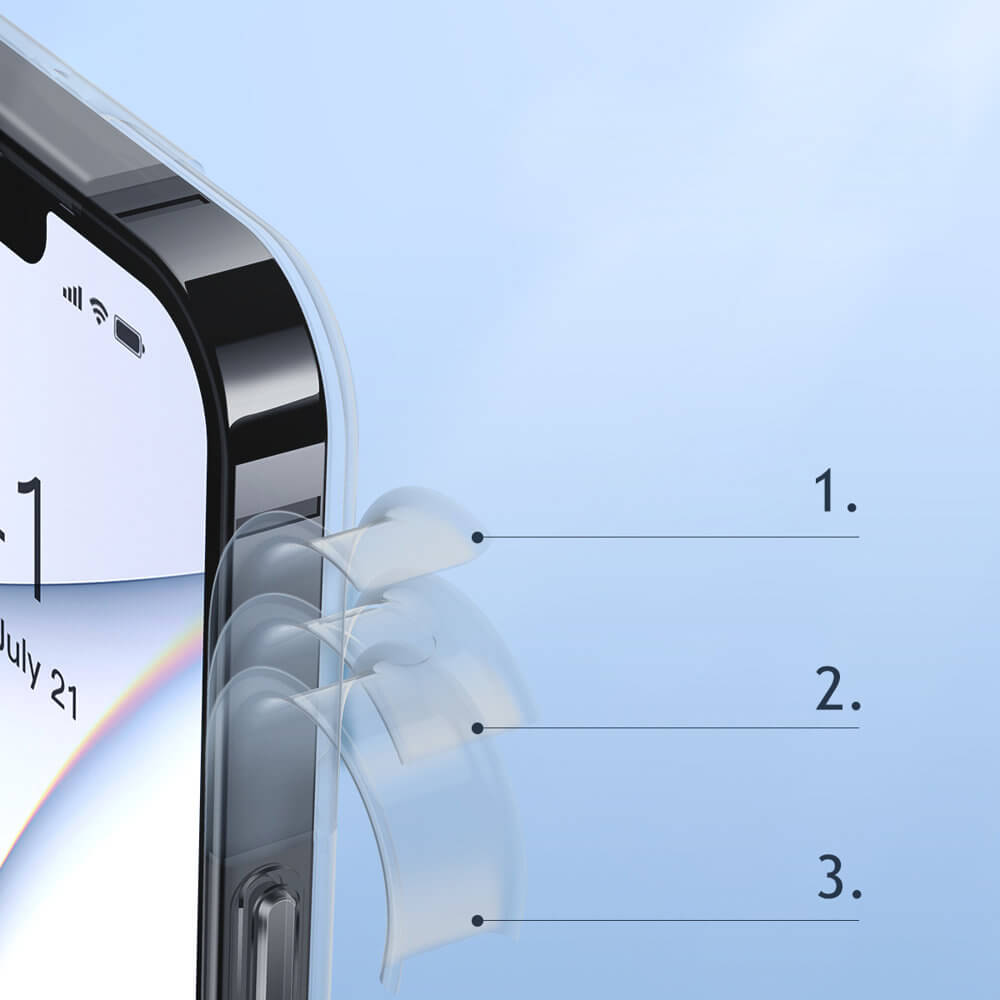 Baseus Frosted Glass Σκληρή Θήκη για iPhone 13 Pro Max - Black - ARWS000501 - likebrands.gr