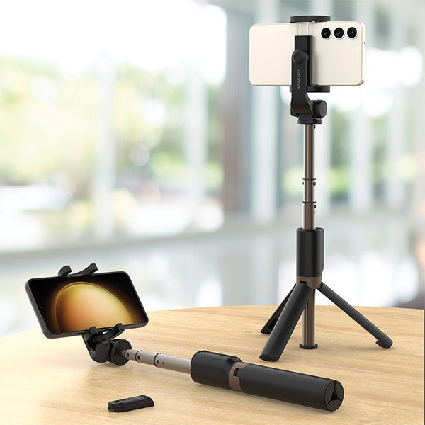 Araree Selfie Stick Pod Τρίποδο με Τηλεχειριστήριο Bluetooth - Black