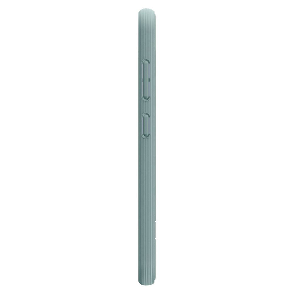 Spigen Samsung Galaxy S25 - Parallax Mag Θήκη Σιλικόνης με Σκληρό Πλαίσιο και MagSafe - Sage Green