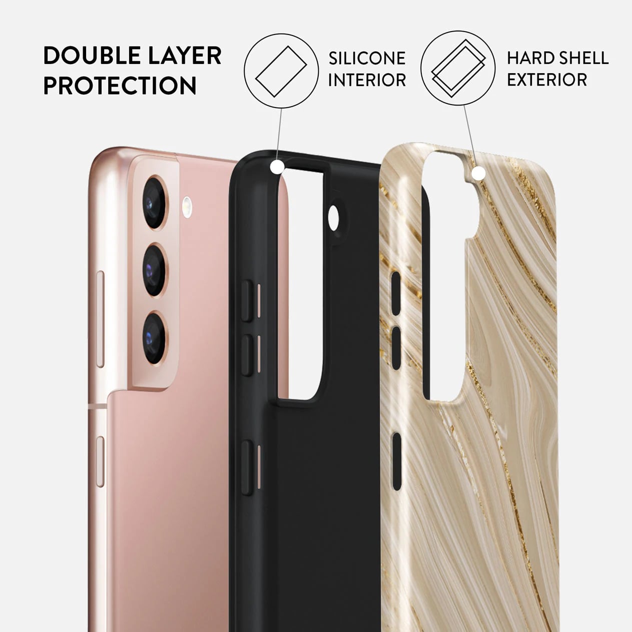 Burga Samsung Galaxy S22 Plus Fashion Tough Σκληρή Θήκη - Full Glam