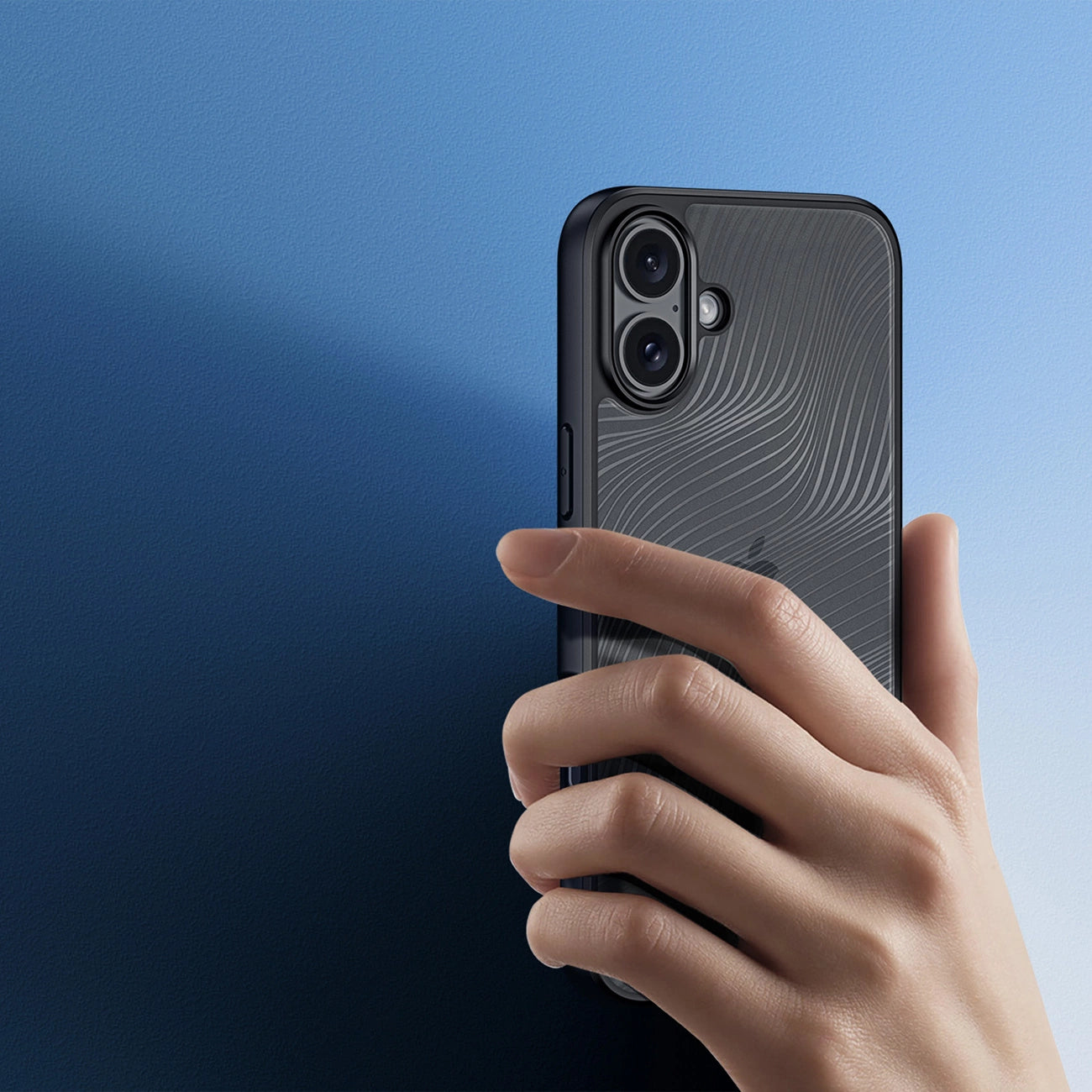 Dux Ducis iPhone 16 Aimo Series Σκληρή Θήκη με Πλαίσιο Σιλικόνης - Black