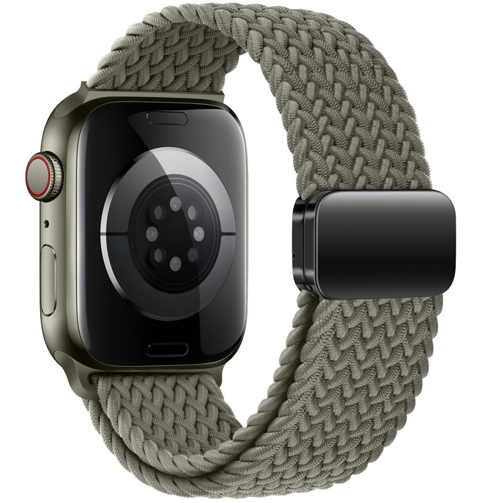Tech-Protect Λουράκι Apple Watch 8/9/10/11 - SE (1/2/3) - Ultra (1/2/3) – 44/45/46/49mm NylonMag - Olive Grey