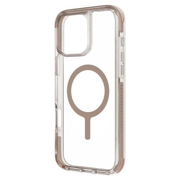 Uniq iPhone 16 Pro Combat Magclick Σκληρή Θήκη με Πλαίσιο Σιλικόνης και MagSafe - Taupe Gold