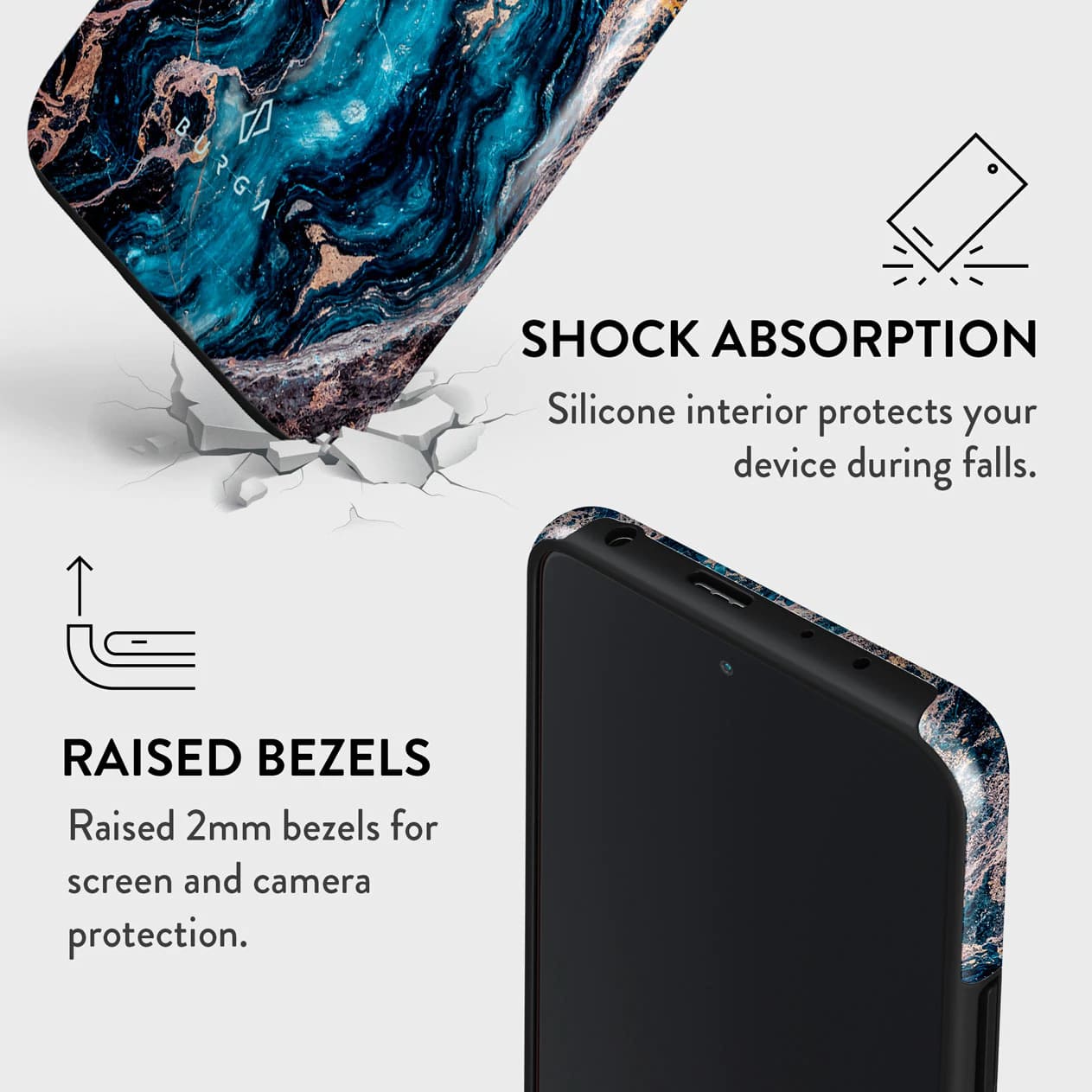 Burga Xiaomi Redmi Note 10 Pro Fashion Tough Σκληρή Θήκη - Mystic River