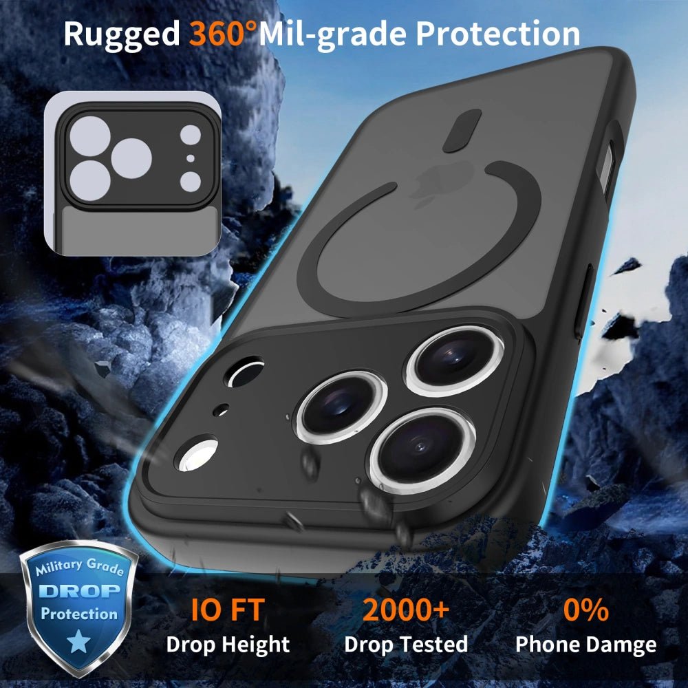 Tech - Protect iPhone 17 Pro BasicMag - Σκληρή Θήκη με Πλαίσιο Σιλικόνης και MagSafe - Matte Black
