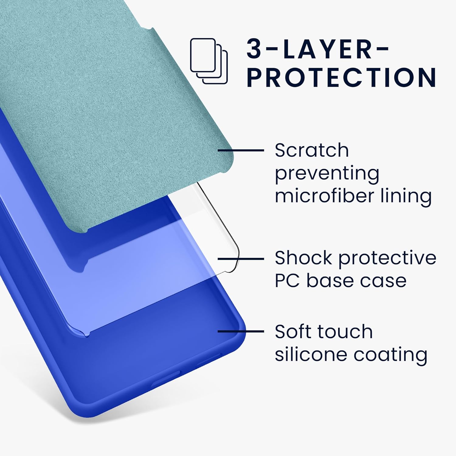 KW Samsung Galaxy A15 4G / A15 5G Θήκη Σιλικόνης Rubberized TPU - Baltic Blue