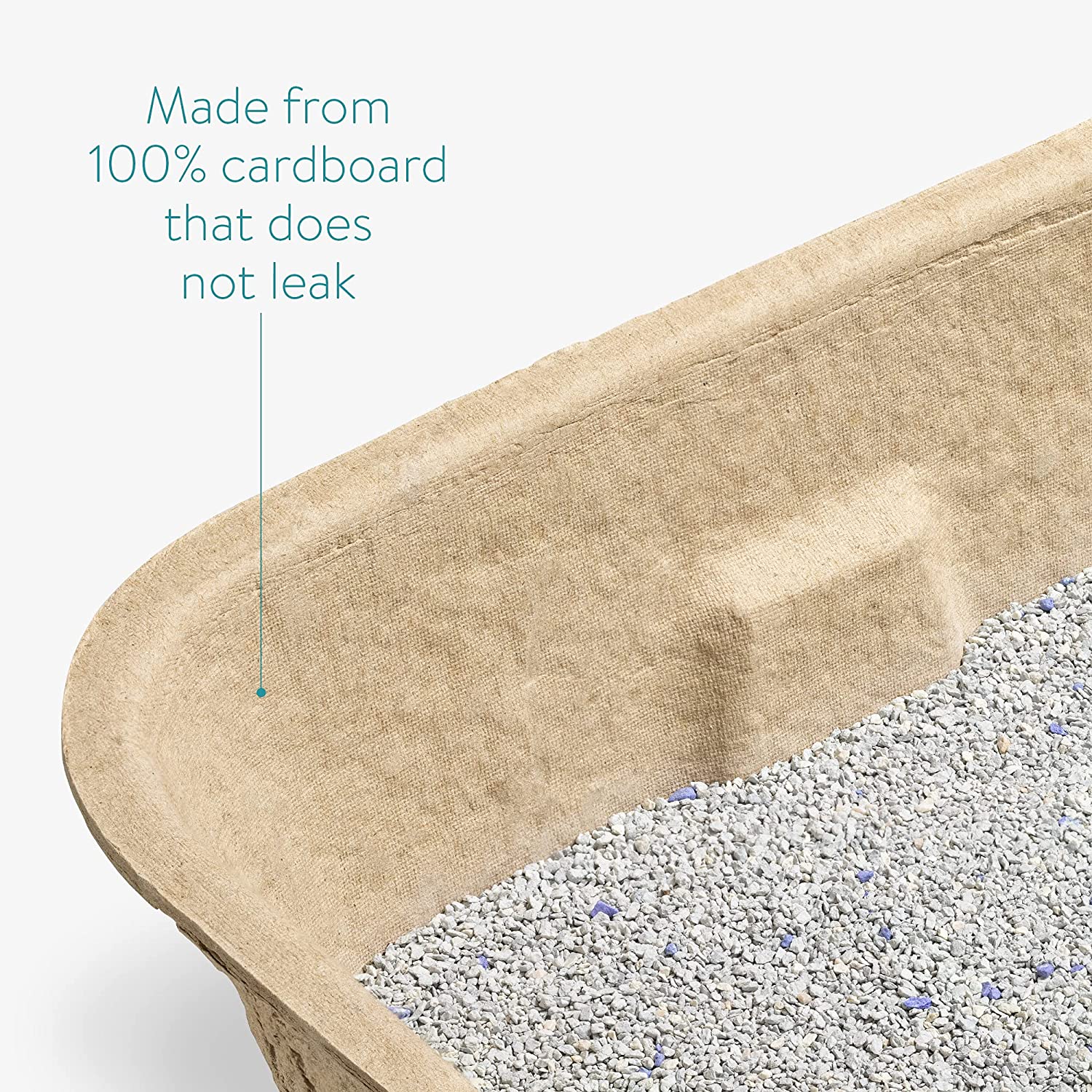 Navaris Cat Toilet Box Paper Bowl - Δίσκος Απορριμμάτων για Γάτες - 5 Τεμάχια - Brown - 54043.05