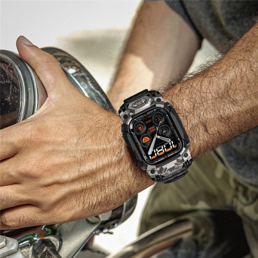 Supcase Λουράκι Apple Watch Ultra (1/2/3) - 49mm Unicorn Beetle Ore Λουράκι με Θήκη Προστασίας - Black