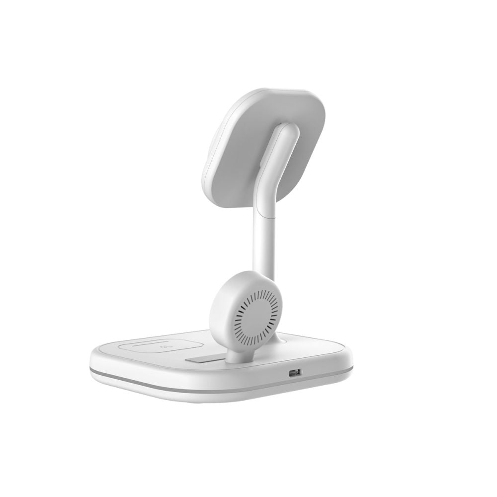 Tech-Protect QI15W-A27 3in1 Ασύρματος Μαγνητικός Φορτιστής MagSafe - White
